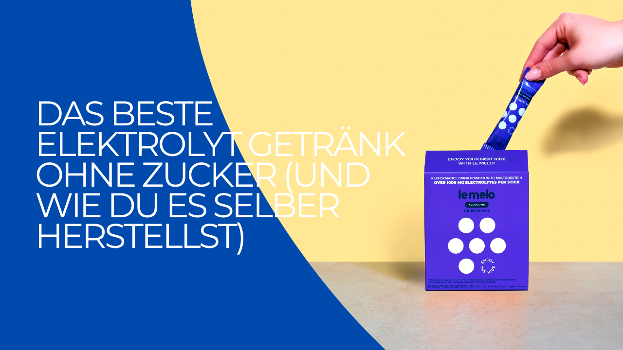 Das beste Elektrolyt Getränk ohne Zucker (und wie du es selber herstellst)