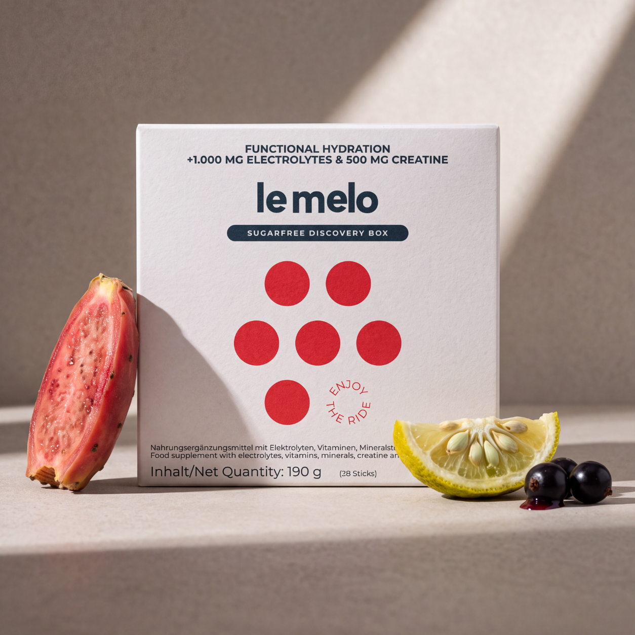 le melo - functional hydration without sugar 