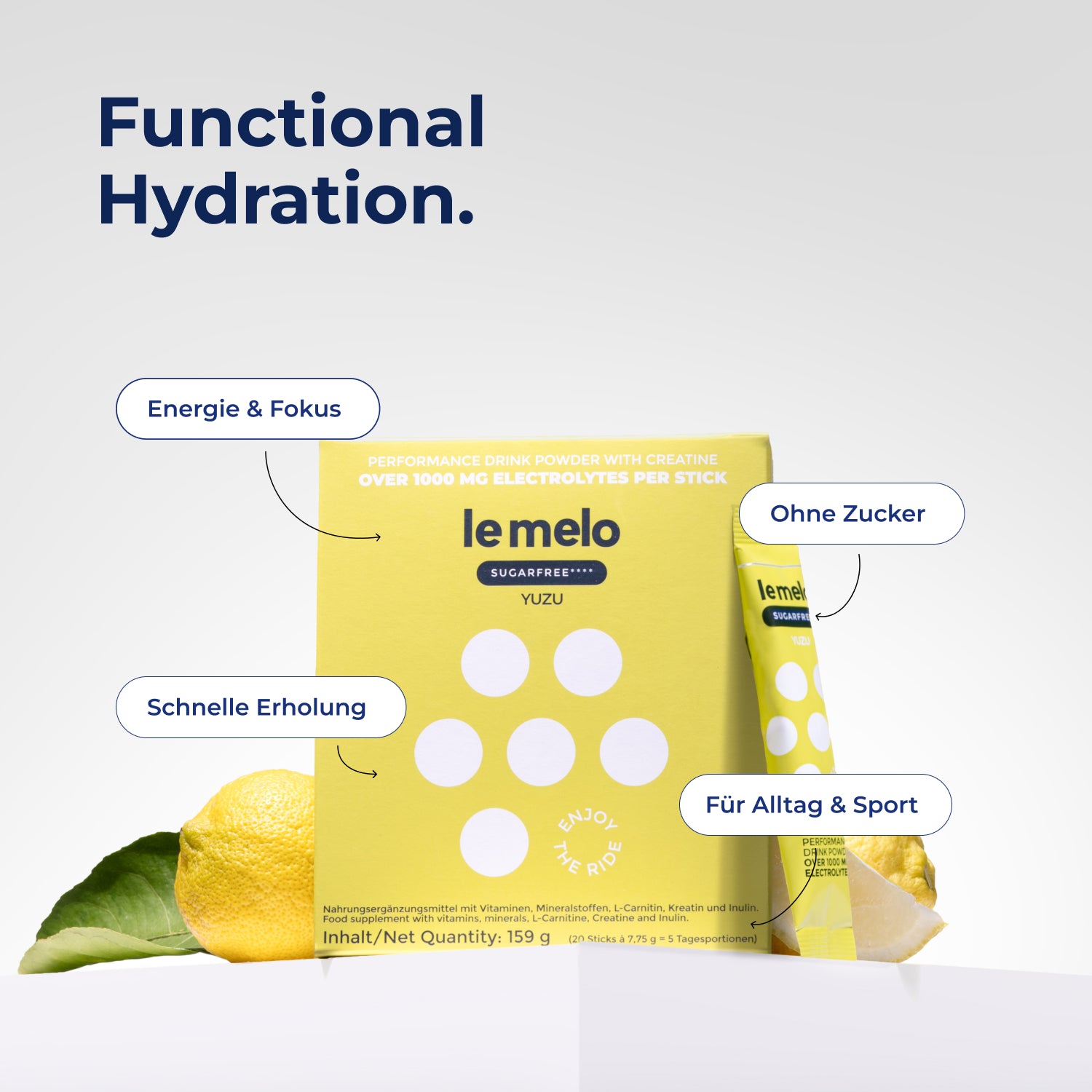 le melo - funktionale Hydration ohne Zucker
