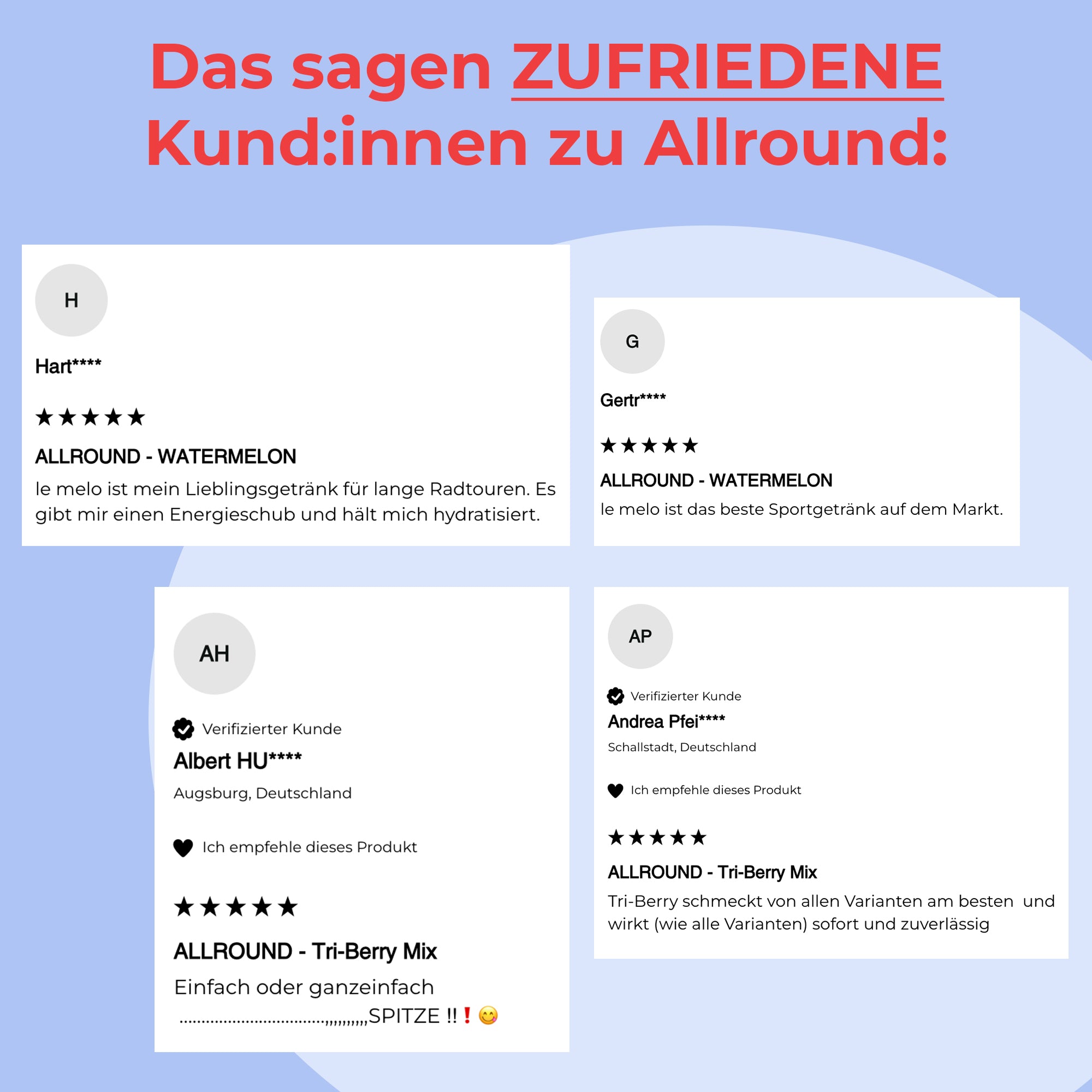 Optimierte Sporthydration: 6er-Set Sportgetränke