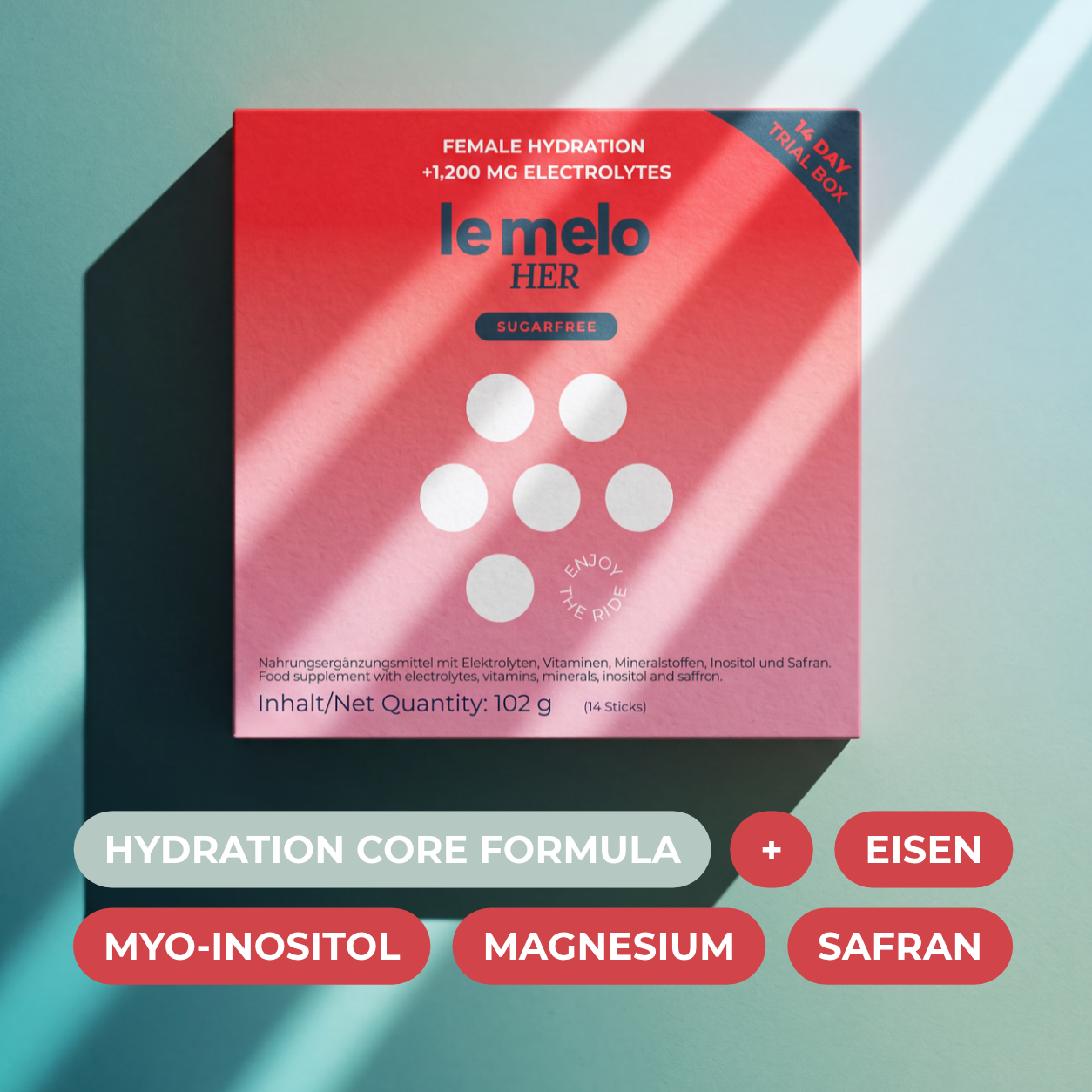 le melo HER Trial Box · 14 Sticks