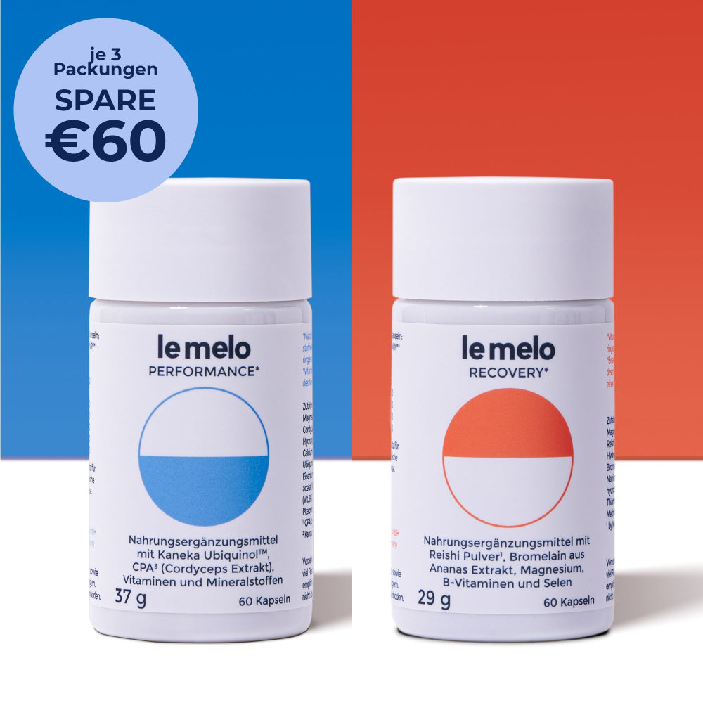 🍄 Vitalpilz-Bundle: Performance+ & Recovery+ (3 Monatsvorrat)